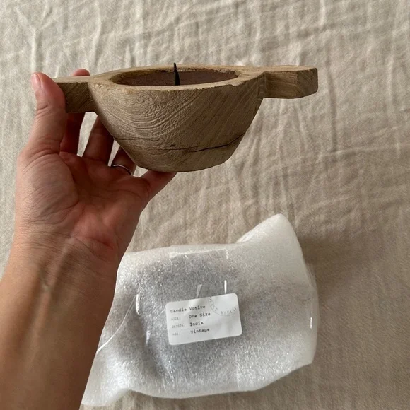 OLIVE ATELIER 2 VINTAGE VOTIVE HOLDERS